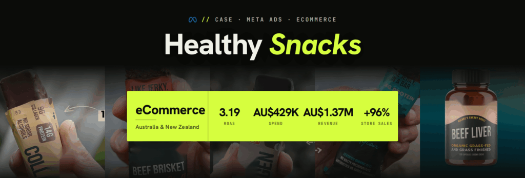 Healthy Snacks paid media case study